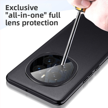 Magnetický kožený obal pre radu Glory Magic7 – PU+TPU, ochrana objektívu z akrylu, odolný voči nárazom, proti otlačkom prstov, ochrana proti pádu