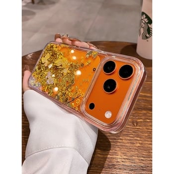 Carcasă pentru telefon cu motiv arborele bogăției, reliefată, cu monede din foiță de aur, transparentă, pentru iPhone 17/17 Pro/16 Pro Max