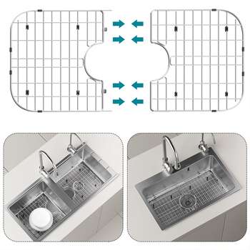 Zhaosheng suport din oțel inoxidabil 304 pentru chiuvetă, pliabil, model SG-1022-HH, greutate netă 970 g
