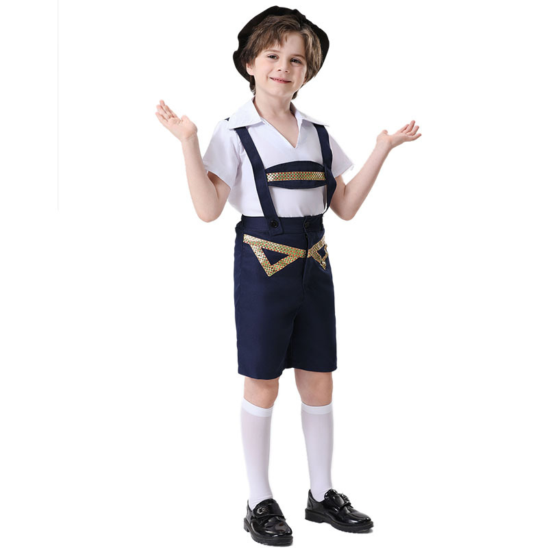 Muški bavarski kostim za ulogu, Oktoberfest, etnički ples, poliester, sadržaj poliester 70–80%, za osobe mlađe od 17 godina, jesen 2023