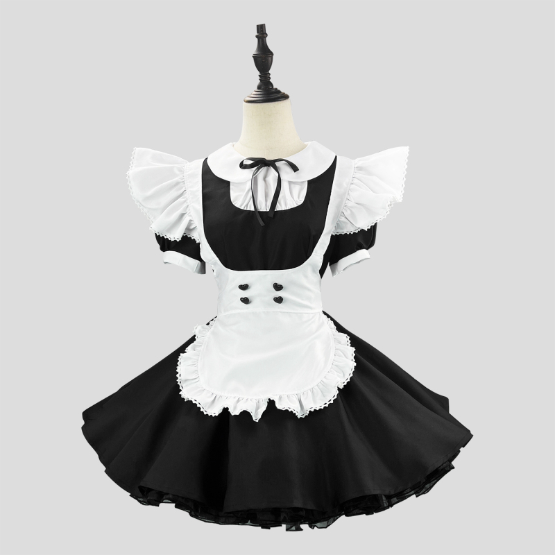 Maid cosplay kostim, unisex, poliester, 95%+ poliester sadržaj, ljeto 2025 kolekcija