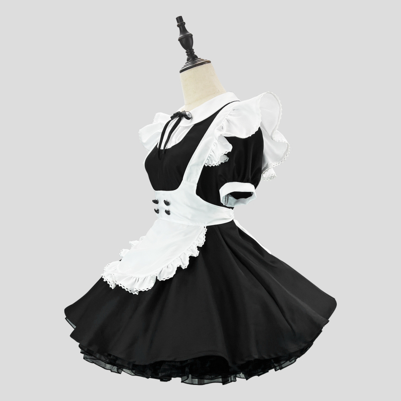 Maid cosplay kostim, unisex, poliester, 95%+ poliester sadržaj, ljeto 2025 kolekcija