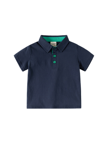 Polo majica za dječake, 100% pamuk, Casual, Ljeto 2026, Jednobojna, Uzrast 3–8 godina