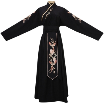 Muški Hanfu dvodijelni set s izvezom Xuan Bird, kineskog stila, pamuk