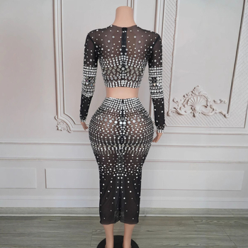 Ženska scenska haljina za standardni ples – mješavina Spandex-Lyocell, 90–95% Spandex, Lyocell ≤30%, proljeće 2024, dobna skupina 25–29