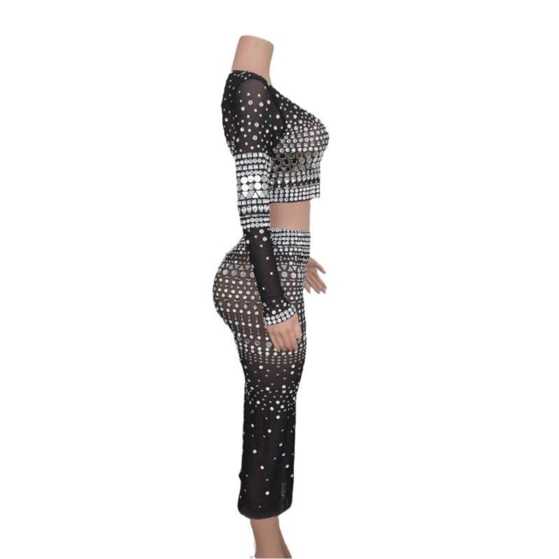 Ženska scenska haljina za standardni ples – mješavina Spandex-Lyocell, 90–95% Spandex, Lyocell ≤30%, proljeće 2024, dobna skupina 25–29