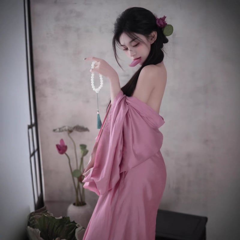 Hanfu haljina za foto snimanje, retro kineski stil, pamuk i lan, glavni materijal: pamuk, sadržaj pamuka 90-95%, proljetno izdanje 2025