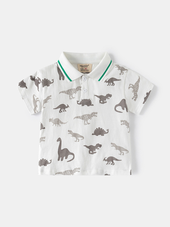 Dječja polo majica, crtani otisak, 100% pamuk, brend wellkids, ljeto 2025
