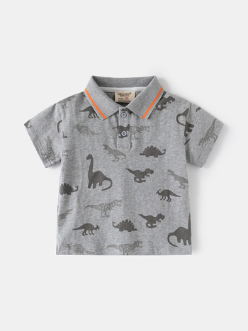 Dječja polo majica, crtani otisak, 100% pamuk, brend wellkids, ljeto 2025