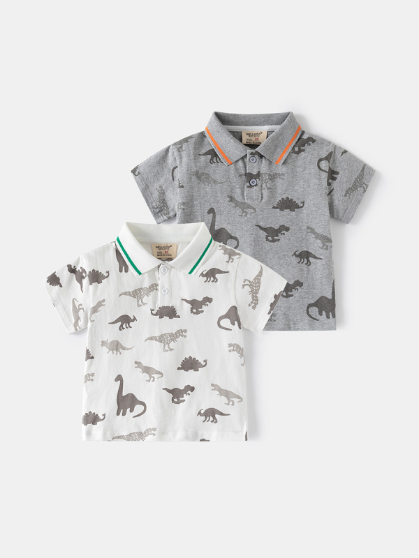Dječja polo majica, crtani otisak, 100% pamuk, brend wellkids, ljeto 2025