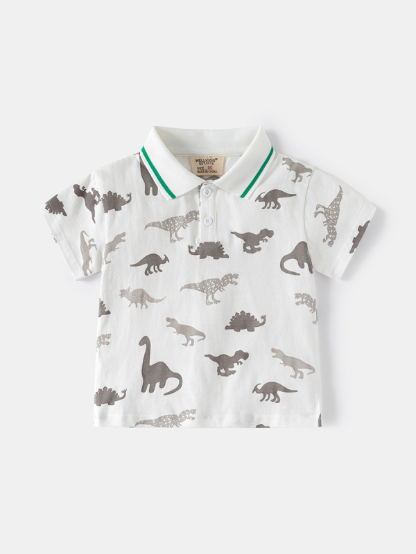 Dječja polo majica, crtani otisak, 100% pamuk, brend wellkids, ljeto 2025