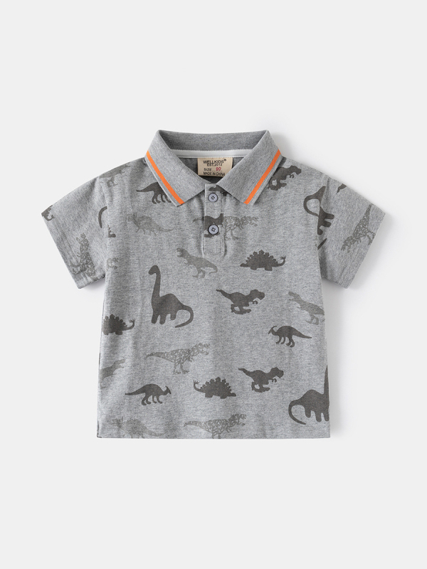 Dječja polo majica, crtani otisak, 100% pamuk, brend wellkids, ljeto 2025