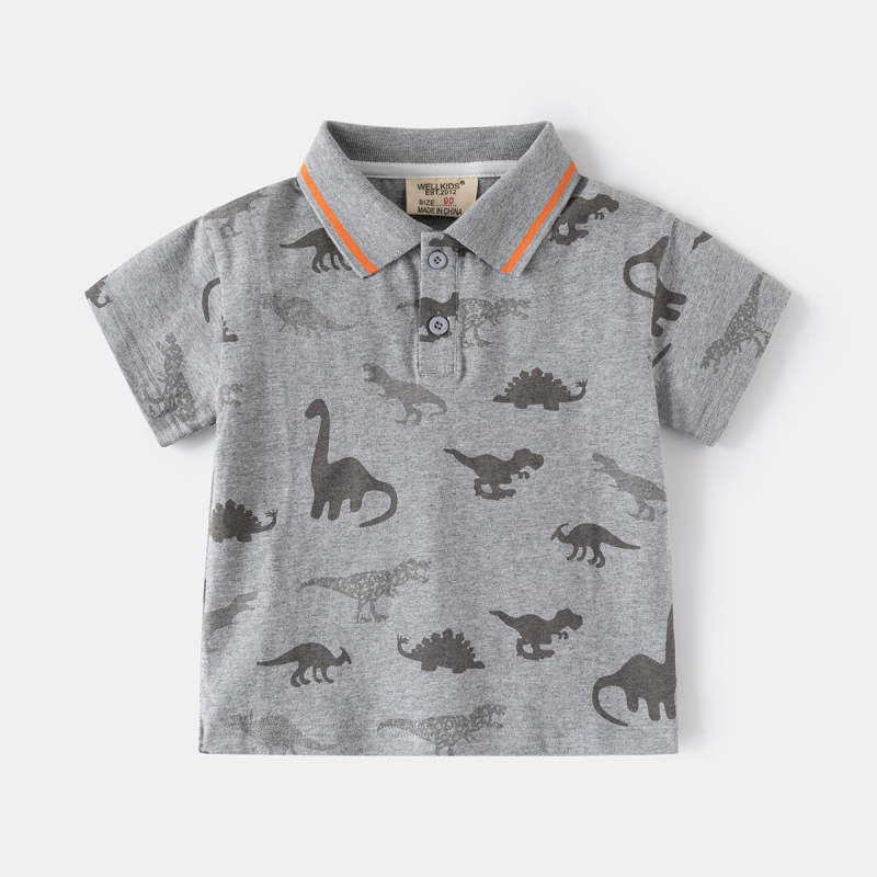 Dječja polo majica, crtani otisak, 100% pamuk, brend wellkids, ljeto 2025
