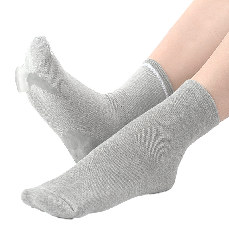 Čarape s gelom za podjelu prstiju, s Hallux valgus ortozom i razdjeljivačem prstiju, poliester + najlon + gel, srednja visina cijevi, zimska upotreba