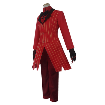Cosplay kostim - unisex Alastor demon anchorwoman outfit, inspiriran anime Hell Inn's, mekan poliester-laneni materijal, Halloween cosplay za igranje u animaciji, izlazi u jesen 2022.