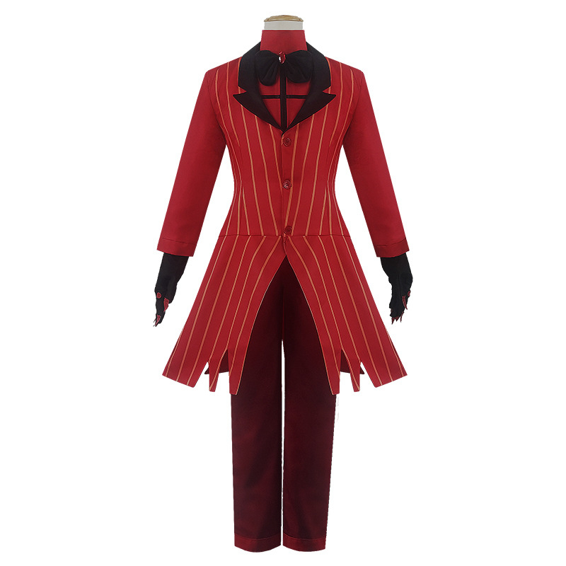 Cosplay kostim - unisex Alastor demon anchorwoman outfit, inspiriran anime Hell Inn's, mekan poliester-laneni materijal, Halloween cosplay za igranje u animaciji, izlazi u jesen 2022.