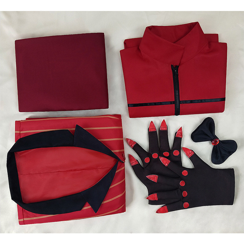 Cosplay kostim - unisex Alastor demon anchorwoman outfit, inspiriran anime Hell Inn's, mekan poliester-laneni materijal, Halloween cosplay za igranje u animaciji, izlazi u jesen 2022.