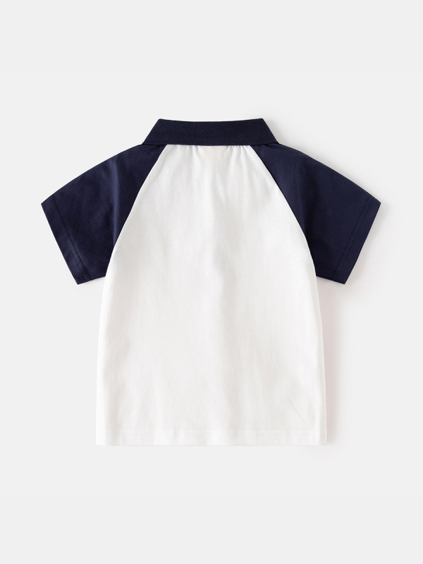 Παιδικό πόλο πουκάμισο Wellkids, βαμβάκι, σχέδιο καρτούν, καλοκαίρι 2025