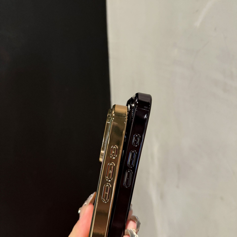Električno elektroplatinirano Aurora zaštitno kućište za iPhone 12–17 Pro i Pro Max, potpuno prekrivanje, otporno na pad