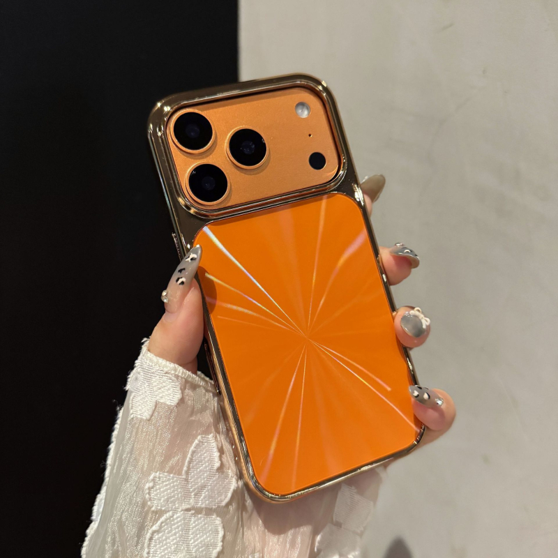 Električno elektroplatinirano Aurora zaštitno kućište za iPhone 12–17 Pro i Pro Max, potpuno prekrivanje, otporno na pad