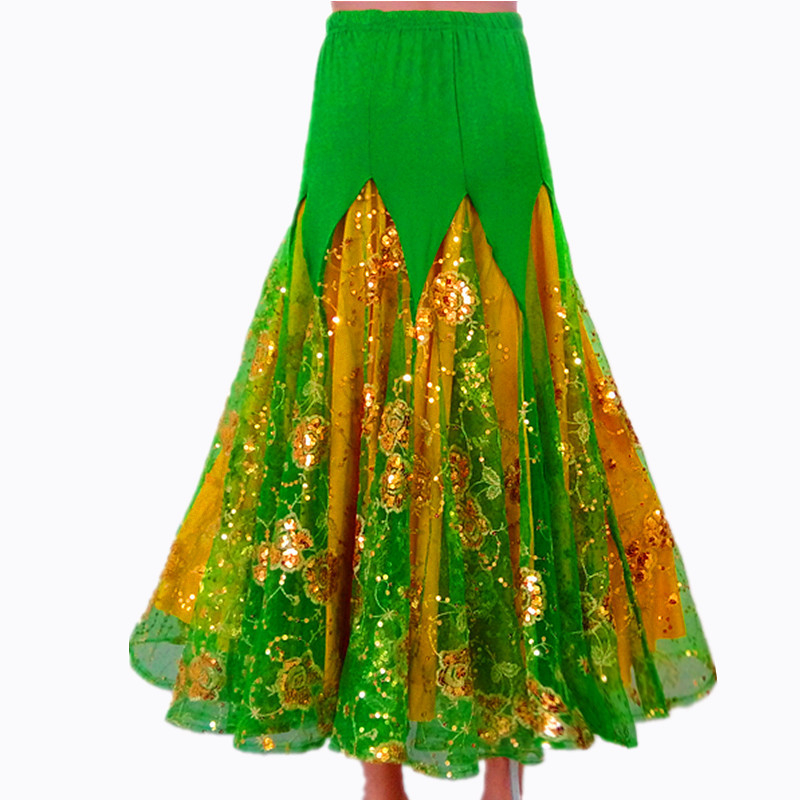 Haljina za ballroom ples sa swing suknjom do koljena, za natjecanja, Milk Silk i Spandex, za žene, proljeće 2023