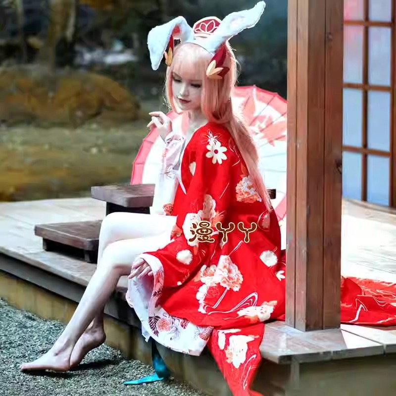 Cosplay kostim Gongsun Li Jinghong Dance sa perikom i kišobranom - šifon, Lily Tower, za igre i animacije