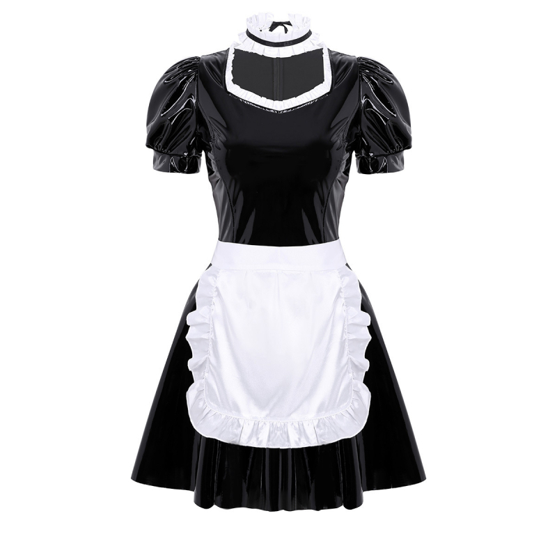 Halloween cosplay kostim – Francuska služavka, unisex, laneno–poliesterska mješavina, za igre i uloge, proljeće 2025