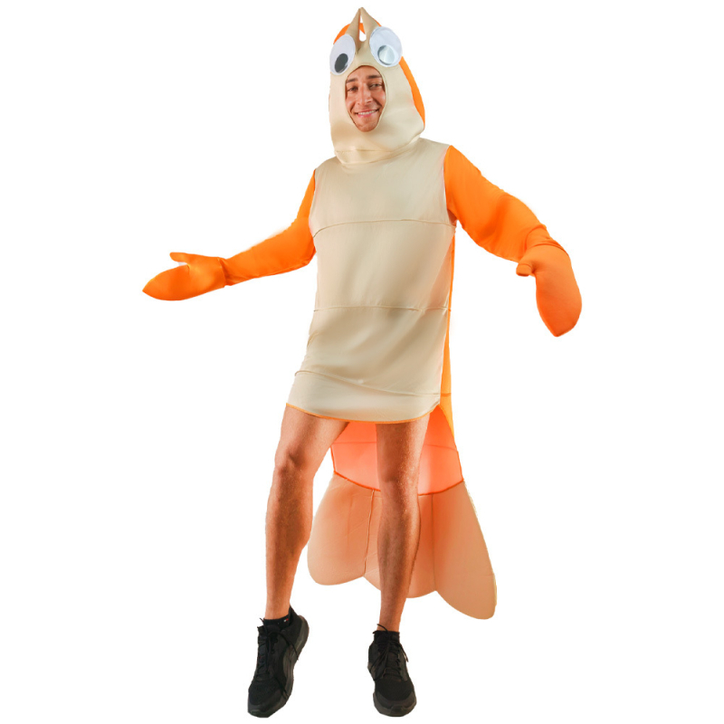 Kostim za scenu i cosplay: Pipi Shrimp, morska životinja, unisex, poliester 95%+, proljeće 2025