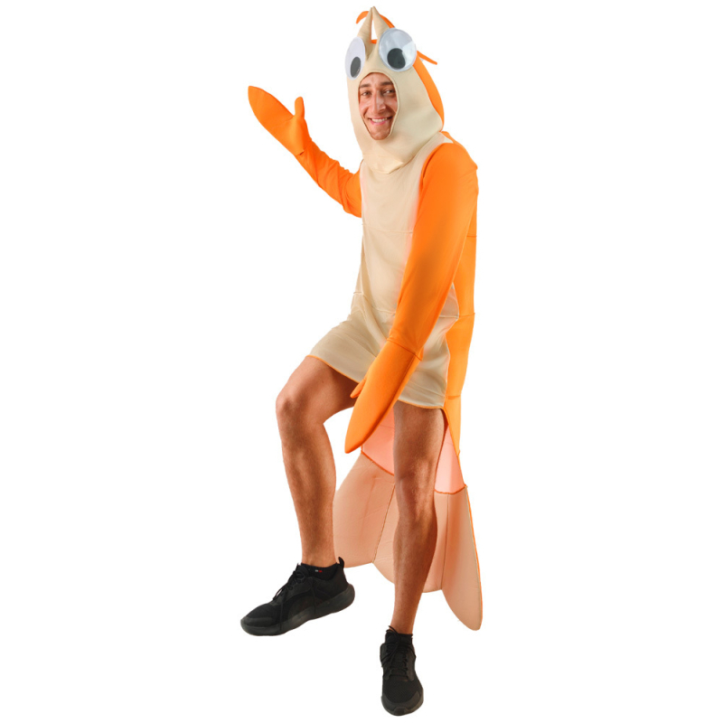 Kostim za scenu i cosplay: Pipi Shrimp, morska životinja, unisex, poliester 95%+, proljeće 2025