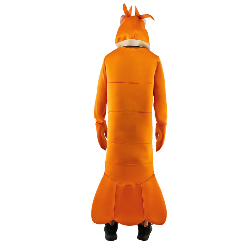 Kostim za scenu i cosplay: Pipi Shrimp, morska životinja, unisex, poliester 95%+, proljeće 2025