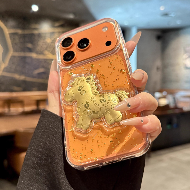 Prozirno akrilno kućište za iPhone 17 seriju — kineski stil, sveobuhvatna zaštita, trodimenzionalni reljef, otpornost na padove; kompatibilno s iPhone 17 Pro/Max, 17 Air i modeli 13/14/15 Pro, 16 Pro/Max