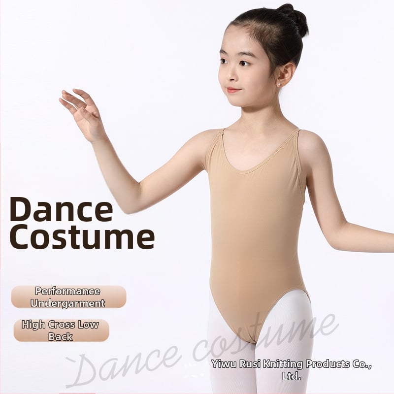 Gyerekek balett gyakorló ruházata – velúr anyag, 88% nylon, lágy tapintású, 3–8 éves lányoknak