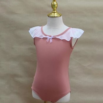 Bemeiya gyerek pamut táncostüm balethez és előadásokhoz, rövid ujjú