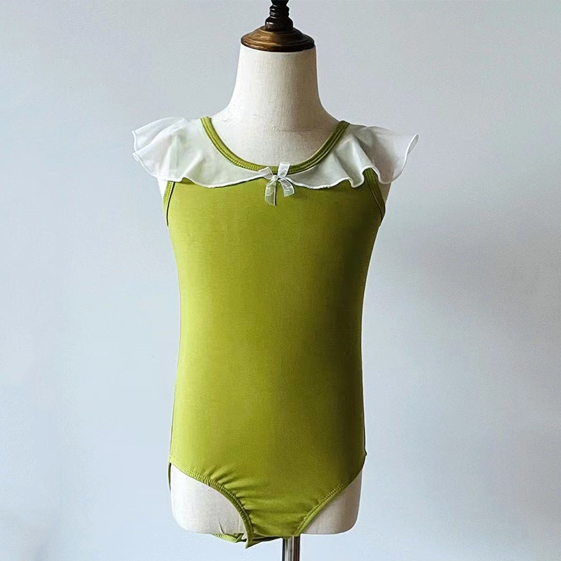 Bemeiya gyerek pamut táncostüm balethez és előadásokhoz, rövid ujjú