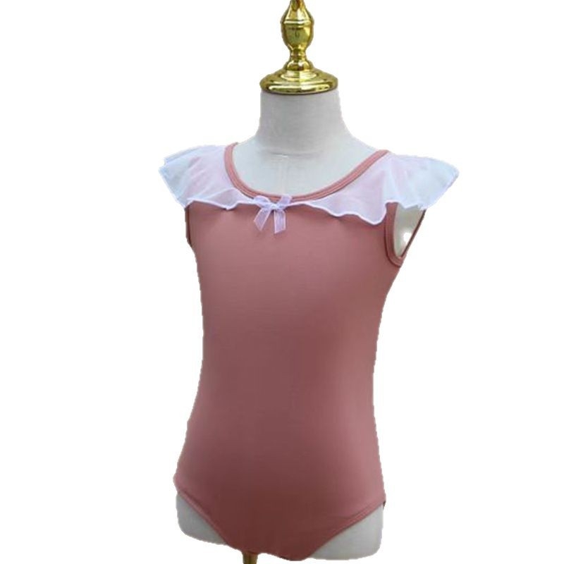 Bemeiya gyerek pamut táncostüm balethez és előadásokhoz, rövid ujjú