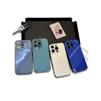 Husă iPhone - acoperire completă, silicon, finisaj mat, protecție anti-cădere, design în stil korean INS