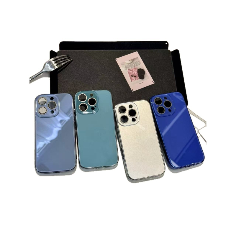 Husă iPhone - acoperire completă, silicon, finisaj mat, protecție anti-cădere, design în stil korean INS