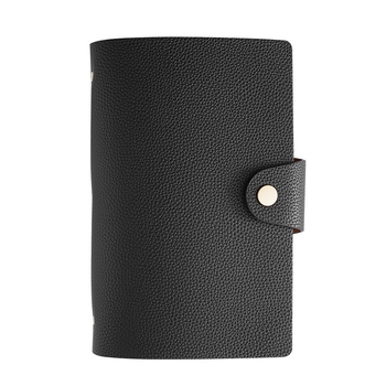 Mágneses záródású PU bőr betét- és bankjegytároló könyv