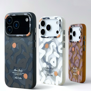 Futrola za iPhone 17 Pro Max s graffiti mat završnim slojem, magnetskim držanjem, puna zaštita — PC+TPU, otporna na udarce, otporna na otiske prstiju