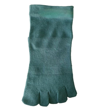 Čarape s pet prstiju do sredine listova – unisex, CoolMax, brzo sušeće, prozračne, otporne na miris, prugasti uzorak, bezšivni vrh prstiju