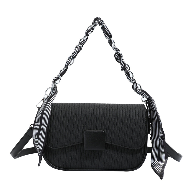 Crossbody torba za svakodnevnu upotrebu, ulični stil, PU materijal, vodoravnog kvadratnog oblika, otvaranje poklopcem, džep sa zatvaračem