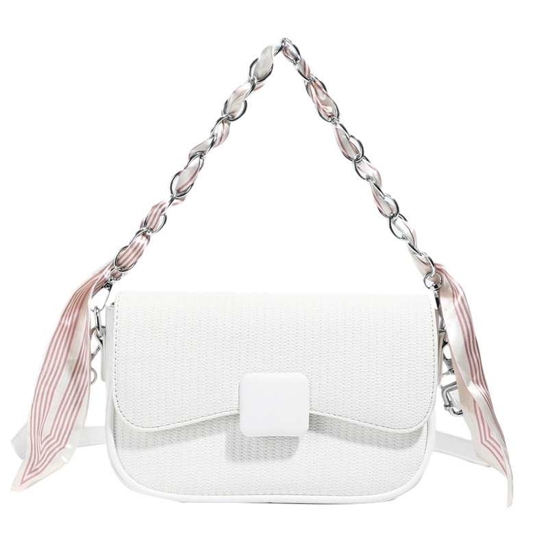 Crossbody torba za svakodnevnu upotrebu, ulični stil, PU materijal, vodoravnog kvadratnog oblika, otvaranje poklopcem, džep sa zatvaračem