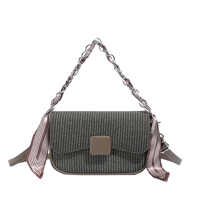 Crossbody torba za svakodnevnu upotrebu, ulični stil, PU materijal, vodoravnog kvadratnog oblika, otvaranje poklopcem, džep sa zatvaračem