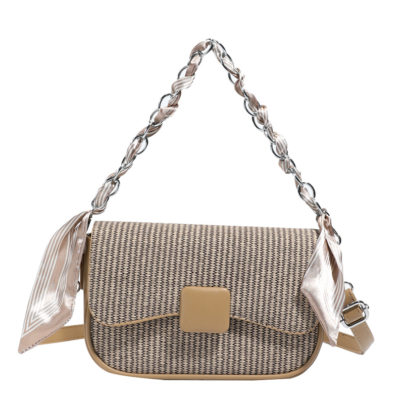 Crossbody torba za svakodnevnu upotrebu, ulični stil, PU materijal, vodoravnog kvadratnog oblika, otvaranje poklopcem, džep sa zatvaračem