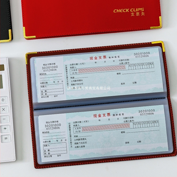 F1114 modellű műanyag csekk- és nyugta rendező, belső vastag oldalakkal