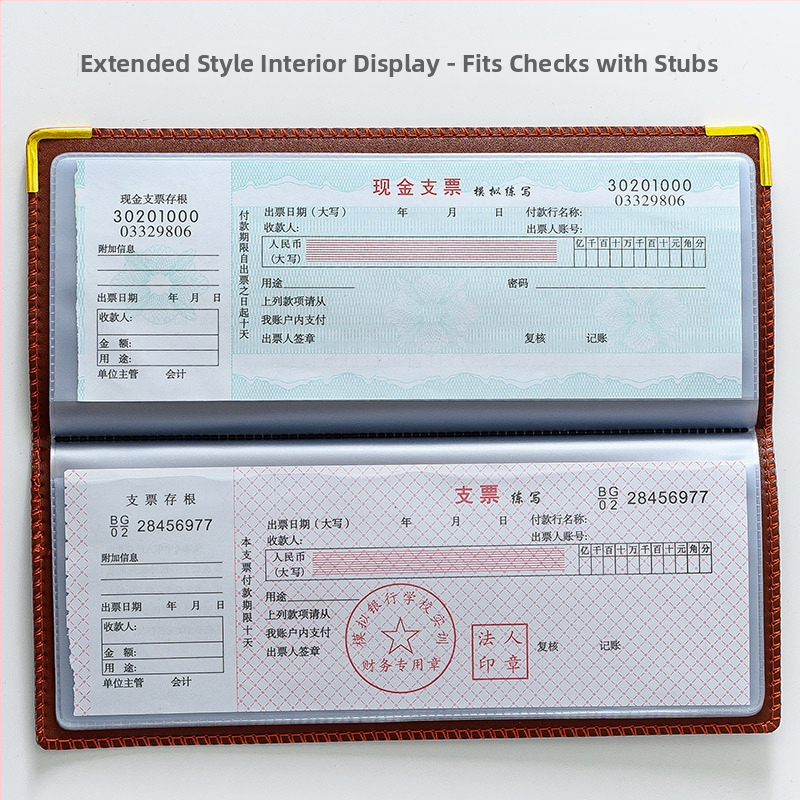 Plastový organizér šekov a výpisov, model F1114