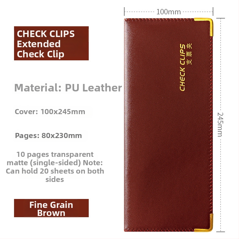 F1114 modellű műanyag csekk- és nyugta rendező, belső vastag oldalakkal