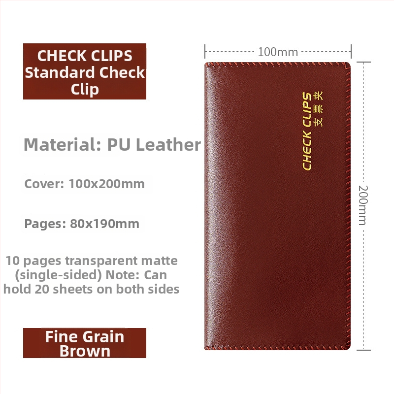 F1114 modellű műanyag csekk- és nyugta rendező, belső vastag oldalakkal