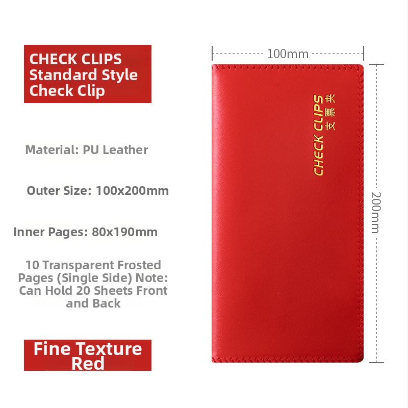 F1114 modellű műanyag csekk- és nyugta rendező, belső vastag oldalakkal