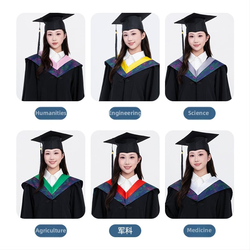 Uniszex egyetemi végzős ruha, poliészter anyagból, ceremóniára